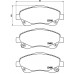 Set placute frână Brembo P 83 046