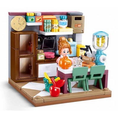 Set de construcție Sluban Girls Dream: Kitchen (B1016A)