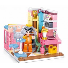 Set de construcție Sluban Girls Dream: Bedroom (B1016D)