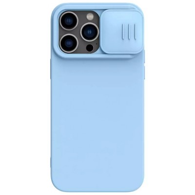 Чехол Nillkin Apple iPhone 14 Pro Max CamShield Silky Silicone Blue Haze