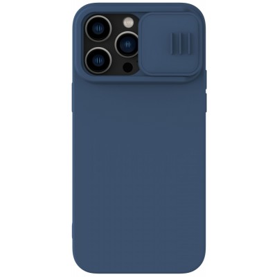 Чехол Nillkin Apple iPhone 14 Pro CamShield Silky Magnetic Silicone Midnight Blue
