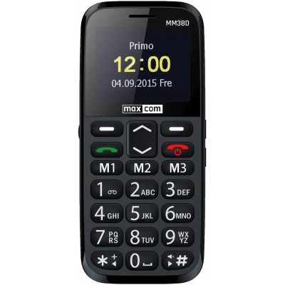 Мобильный телефон Maxcom MM38D Black