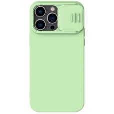 Чехол Nillkin Apple iPhone 14 Pro CamShield Silky Silicone Mist Green