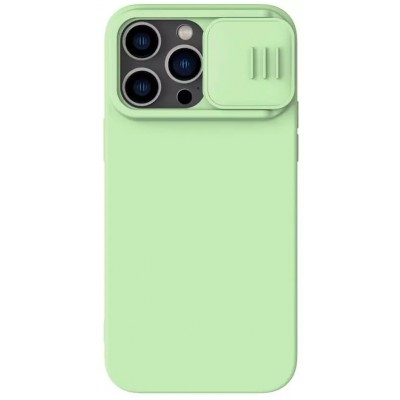 Чехол Nillkin Apple iPhone 14 Pro CamShield Silky Silicone Mist Green