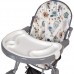 Стульчик для кормления Polini Kids 252 Совы Cерый