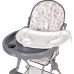 Стульчик для кормления Polini Kids 252 Единорог Hello Baby Cерый