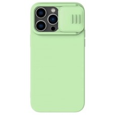 Чехол Nillkin iPhone 14 Pro Max CamShield Silky Silicone Mist Green
