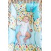 Детское постельное белье Polini Kids Собачки 5 120х60 Бирюзовый