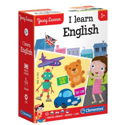 Joc educativ de masa Clementoni I Learn English (50599)