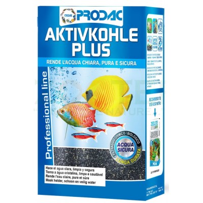 Наполнитель для аквариумных фильтров Prodac Activkohle Plus 200g