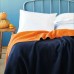 Плед Issimo Simply Blanket Navy/Orange 150x200