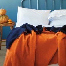 Pătura Issimo Simply Blanket Navy/Orange 200x200