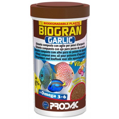 Корм для рыб Prodac Biogran Garlic 120g