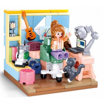 Set de construcție Sluban Girls Dream Study Room (B1016B)