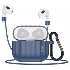 Husă pentru căști Hoco WB22 Glory for Airpods 3 Dark Blue