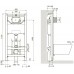 Rezervor WC îngropat cu cadru Imprese i-Frame i9120