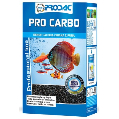 Наполнитель для аквариумных фильтров Prodac Pro Carbo 200g