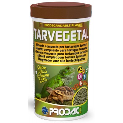 Hrană pentru țestoase și reptile Prodac Tarvegetal 260g