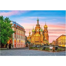 Puzzle Castorland 500 Smolny Cathedral In ST.Petersburg (B-52257)