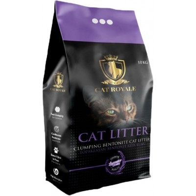 Asternut igienic pentru pisici Cat Royale Lavander 10L