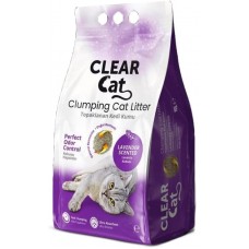 Asternut igienic pentru pisici Clear Cat Lavender Scented 10kg