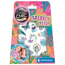 Тату Clementoni Crazy Chic Sparkly Tattoo (18685)