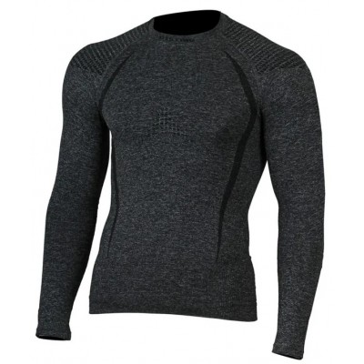 Bluză termică pentru bărbați Lasting Tolo 8990 L-XL Grey/Black