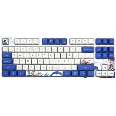 Tastatură Varmilo VEA87 Lovebirds-I Cherry Mx Silent Red Multicolor (A23A002A6A0A01A003)