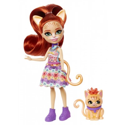 Кукла Enchantimals Рыженькая кошечка Тарла (HHB91)