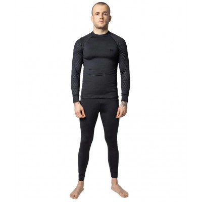 Termocomplect pentru bărbați Rough Radical Cobalt Man Black 2XL