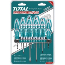 Set șurubelinițe Total Tools THT250618