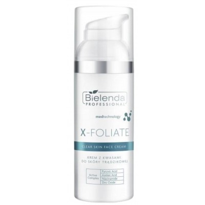 Cremă pentru față Bielenda X-Foliate Clear Skin Face Cream 50ml