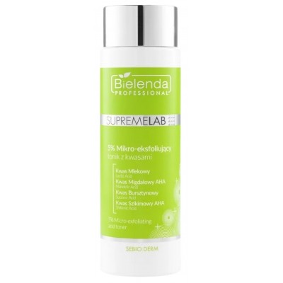 Tonic pentru față Bielenda SupremeLab Sebio Derm 5% Face Toner 200ml