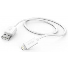 Cablu USB Hama USB-A - Lightning 1m White (201579)