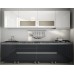 Кухонный гарнитур Bafimob Gola-5 Glass (High Gloss) 2.8m White/Anthracite Кухонный гарнитур Bafimob Gola-5 Glass (High Gloss) 2.8m White/Anthracite