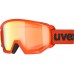 Лыжные очки Uvex Athletic FM Fierce Red/Orange