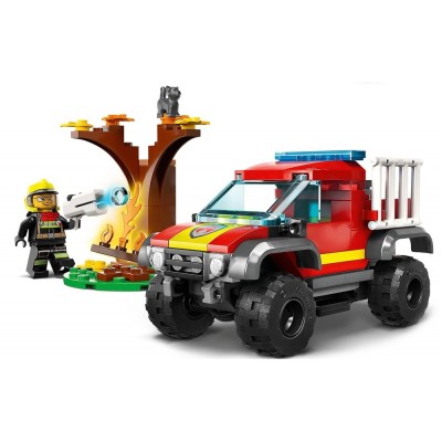 Конструктор Lego City: 4x4 Fire Truck Rescue (60393)