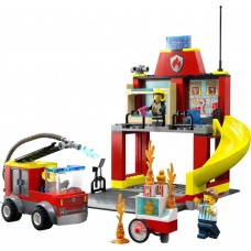 Конструктор Lego City: Fire Station and Fire Truck (60375)