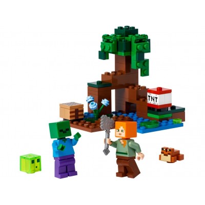 Set de construcție Lego Minecraft: The Swamp Adventure (21240)