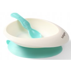 Миска с присоской и ложкой BabyOno Mint (1077/03)