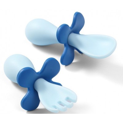 Эргономические столовые приборы в футляре BabyOno (969/03)