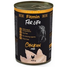 Hrană umedă pentru câini Fitmin For Life Chicken Pate 400g