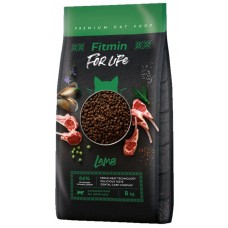 Hrană uscată pentru pisici Fitmin For Life Adult Lamb 8kg