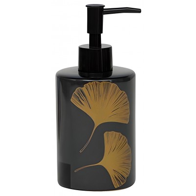 Dozator săpun lichid Tendance Gingko Black Stone 320ml (49783)