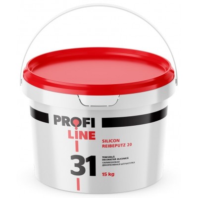 Декоративная штукатурка ProfiLine 31 Silicon Reibeputz 20 Alb 15kg