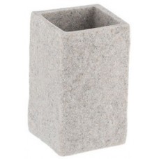 Pahar pentru periuțe de dinți Tendance Grey Stone (49902)