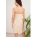 Camașa de noapte Ajoure T4185 Print Flowers Beige L