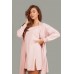 Halat de baie Ajoure T5140 Print Rhombus Pink 2XL