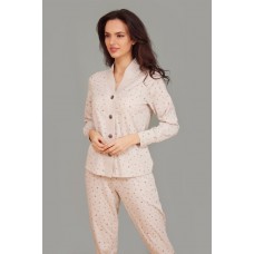 Pijama Ajoure T23566 Beige Print Stars 2XL