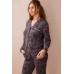 Pijama Ajoure T23569 Print Grey M